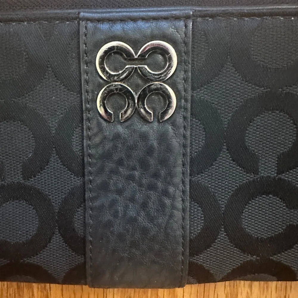 Coach sleek black